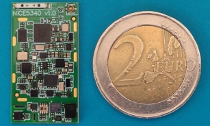NiCE5340 SoM Packs Nordic NRF5340 MCU, Lattice ICE40 FPGA, And 11 Sensors Into A Tiny 29x16mm Form Factor