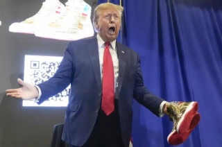 MAGA News: The Grift Goes On! Trump's Golden Sneakers