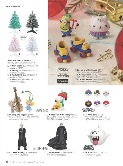 Hallmark 2024 Game and Anime Ornaments Revealed