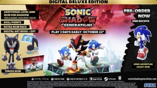 Sonic X Shadow Generations Release Date Set For October