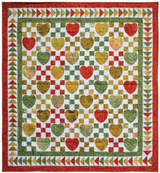 Hearts Afire Quilt And Pattern