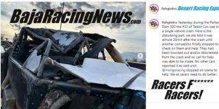 Austin Fishgistics Farner Exposes More Desert Racing Shame! - Racers Nearly Dead After Crash And Zero Medical Assistance At Parker 2024