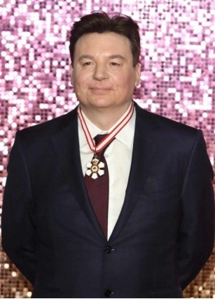 Comedy Legend Mike Myers Makes Rare Public Appearance Sporting Short Grey Hair