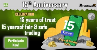 Join FBS 15th Anniversary Celebration! Could Win IPhone 15 Pro Max!