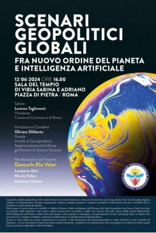 “Scenari Geopolitici Globali”, Il Nuovo Ordine Mondiale Multipolare Immaginato Dal Prof. Giancarlo Elia Valori