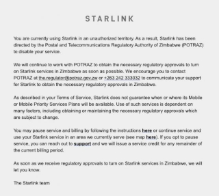 Starlink Responds To Regulatory Pressures In Zimbabwe And The Potential Implications For Service In South Africa