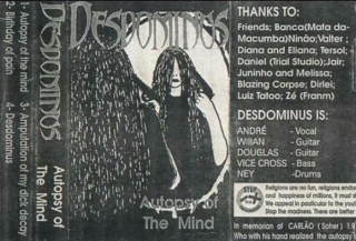 Desdominus (Bra) - Autopsy Of The Mind [Demo] (1997)