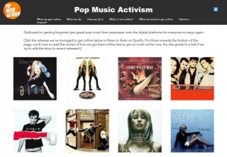 Pop Music Activism