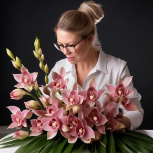 The Allure Of Pink Cymbidium Orchids: A Guide To Their Beauty In Floral Design
