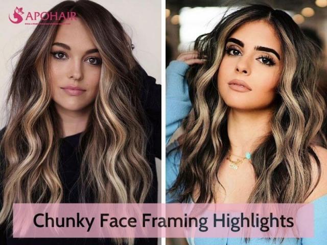 Chunky Face Framing Highlights: How To Rock The 90s Hair Trend In 2024