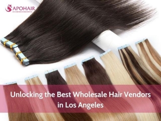 Unlocking The Best Wholesale Hair Vendors In Los Angeles