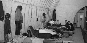 Life In An Air Raid Shelter In The London Blitz