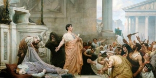 Mark Antony's Oration At Caesar's Funeral
