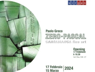Zero Pascal, Personale Di Paolo Greco Dal 17 Febbraio Al 15 Marzo Alla Galleria Carta Bianca