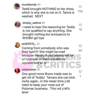 Tamra Judge, Teddi Mellencamp Getting Roasted For Wanting Wendy Osefo Fired From RHOP