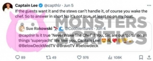 Captain Lee Rosbach ‘did Not Slam’ Captain Sandy Yawn Over Below Deck Med Rules