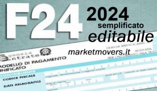 F24 Semplificato Editabile 2024