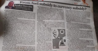 FOREIGN EXCHANGE VOLATILITY REBOUND OF CURRENCY SUBSIDY.part One