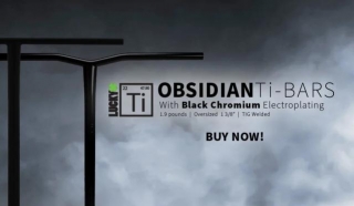 OBSIDIAN Titanium Pro Scooter Bars