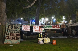 LAPD Clears Out Parts Of The USC Campus, Dismantles Tents In Pro-Palestinian Protest Encampment