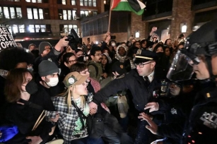 Demonstrators At NYU Taken Into Custody As Pro-Palestinian Campus Protests Escalate