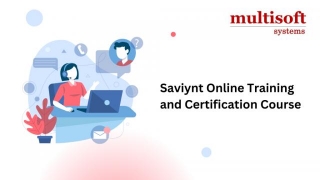 Saviynt Online Training And Certification Course: Elevating Cybersecurity Skills With Multisoft Systems