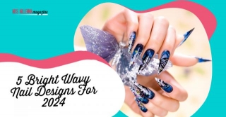 5 Bright Wavy Nail Designs For 2024