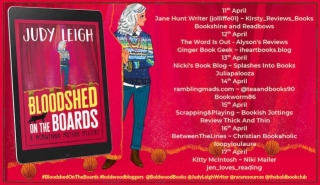 #BlogTour #BookReview ~ Bloodshed On The Boards (A Morwenna Mutton Mystery) By Judy Leigh  #CosyMurderMystery @rararesources @judyleighwriter #TuesdayBookBlog