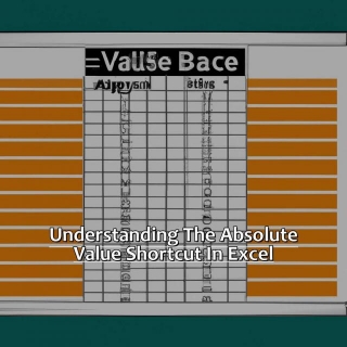 How To Use The Absolute Value Shortcut In Excel