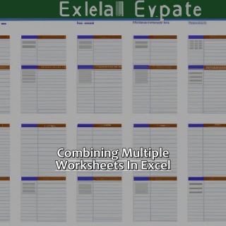 How To Condense Multiple Worksheets Into One In Excel