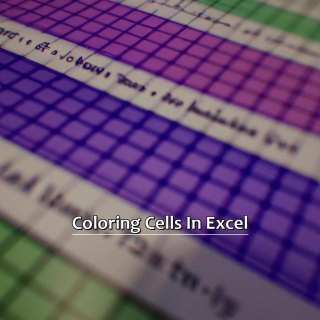 Coloring Cells With Formulas In Excel
