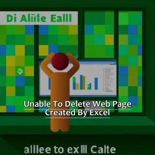 Cant Delete Web Page Created By Excel In Excel