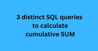 SQL Query: 3 Methods For Calculating Cumulative SUM