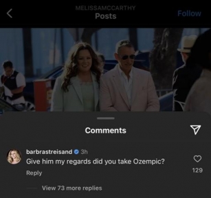 Did Barbra Streisand Ask Melissa McCarthy If She Took Ozempic?