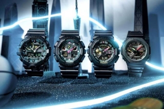 G-Shock Multi-Fluorescent Accents Series With Four Analog-digital Watches