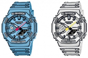 G-Shock GA-2100MNG Is A Japanese Manga-inspired Watch Series With An Illustrated Hand-drawn Style