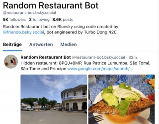 Random Restaurant Bot