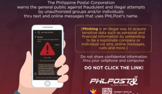 Public Warned On Scam Messages Online Using PHLPost Name
