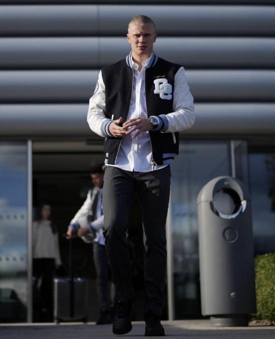 Loving The Dsquared2 Bomber Jacket Erling Haaland Wore Before CL Game? Find Out if You Can Buy It