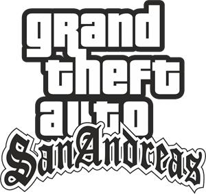 Logo Grand Theft Auto San Andreas PNG vector
