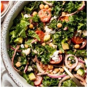Kale Chickpea Salad