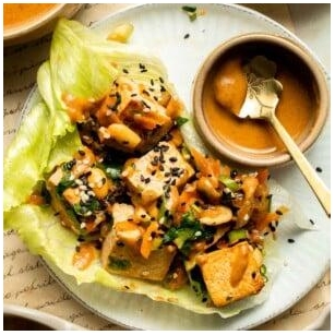 Tofu Lettuce Wraps