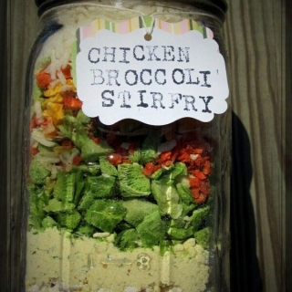 Chicken & Broccoli Stir Fry Meal In A Jar ~ Make Your Own Emergency Meals