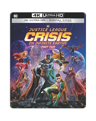 WIN A COPY OF JUSTICE LEAGUE: CRISIS ON INFINITE EARTHS - PART TWO (4K ULTRA HD + BLU-RAY STEELBOOK EDITION)