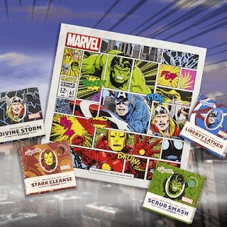 DR. SQUATCH'S SERIES OF AVENGERS SOAP BARS