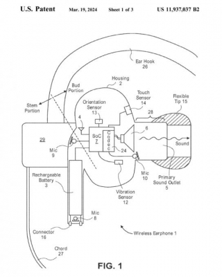 New Apple Patent Shows Hybrid Wireless Earphones In Works