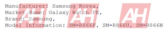 The Samsung Galaxy Watch FE is on the Way