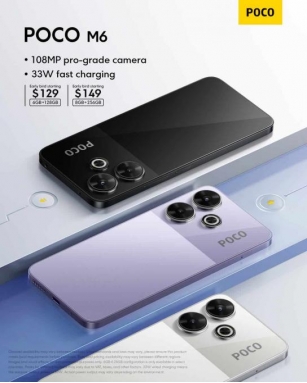Xiaomi Silently Launches Poco M6 4G Globally With Helio G91 Ultra And 108MP Pro-grade Camera