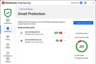 Bitdefender E-mail Protection Per Le Webmail Gmail E Outlook