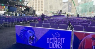 Notes: First Look At The Finished 2024 NFL Draft Stage In Detroit